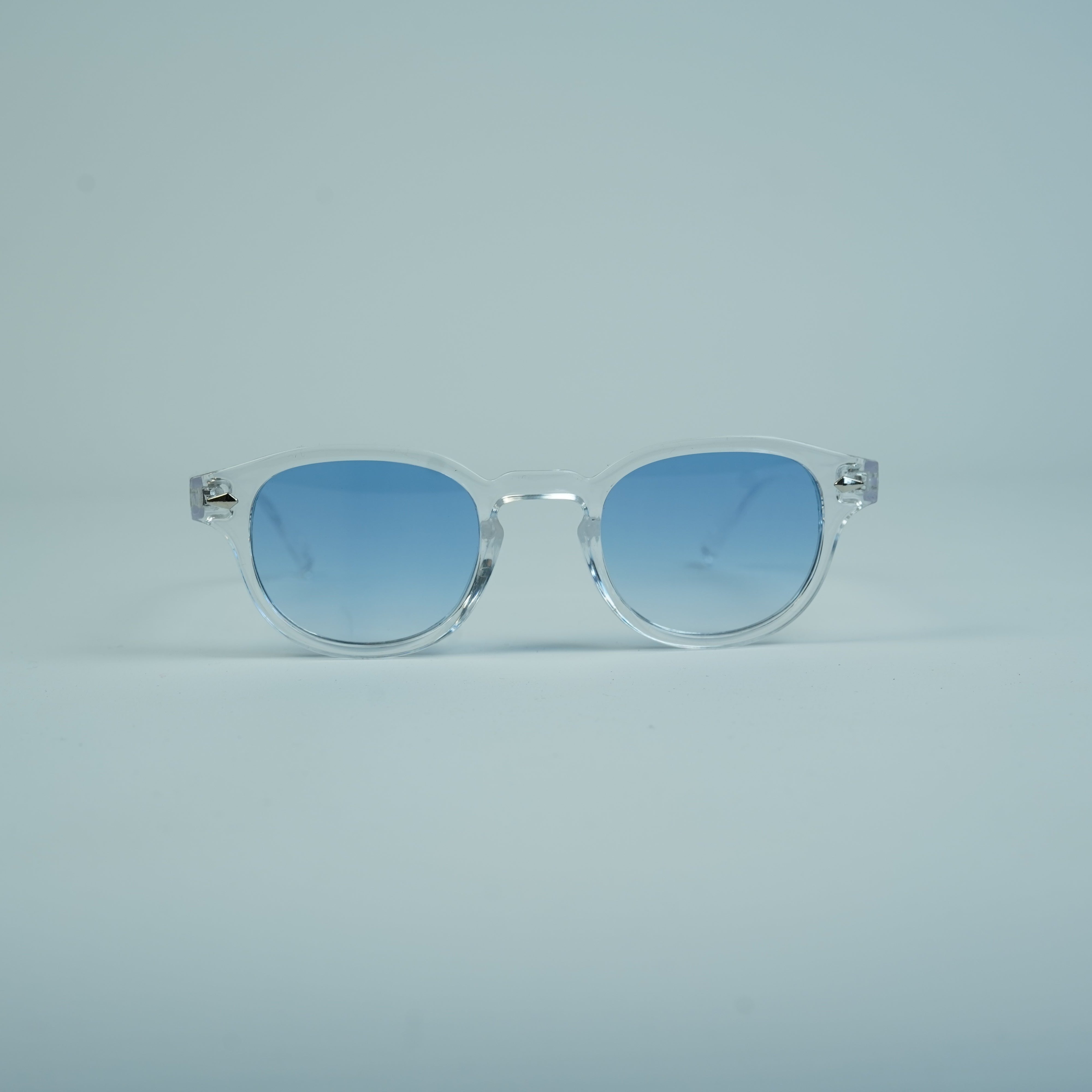 Transparent blue