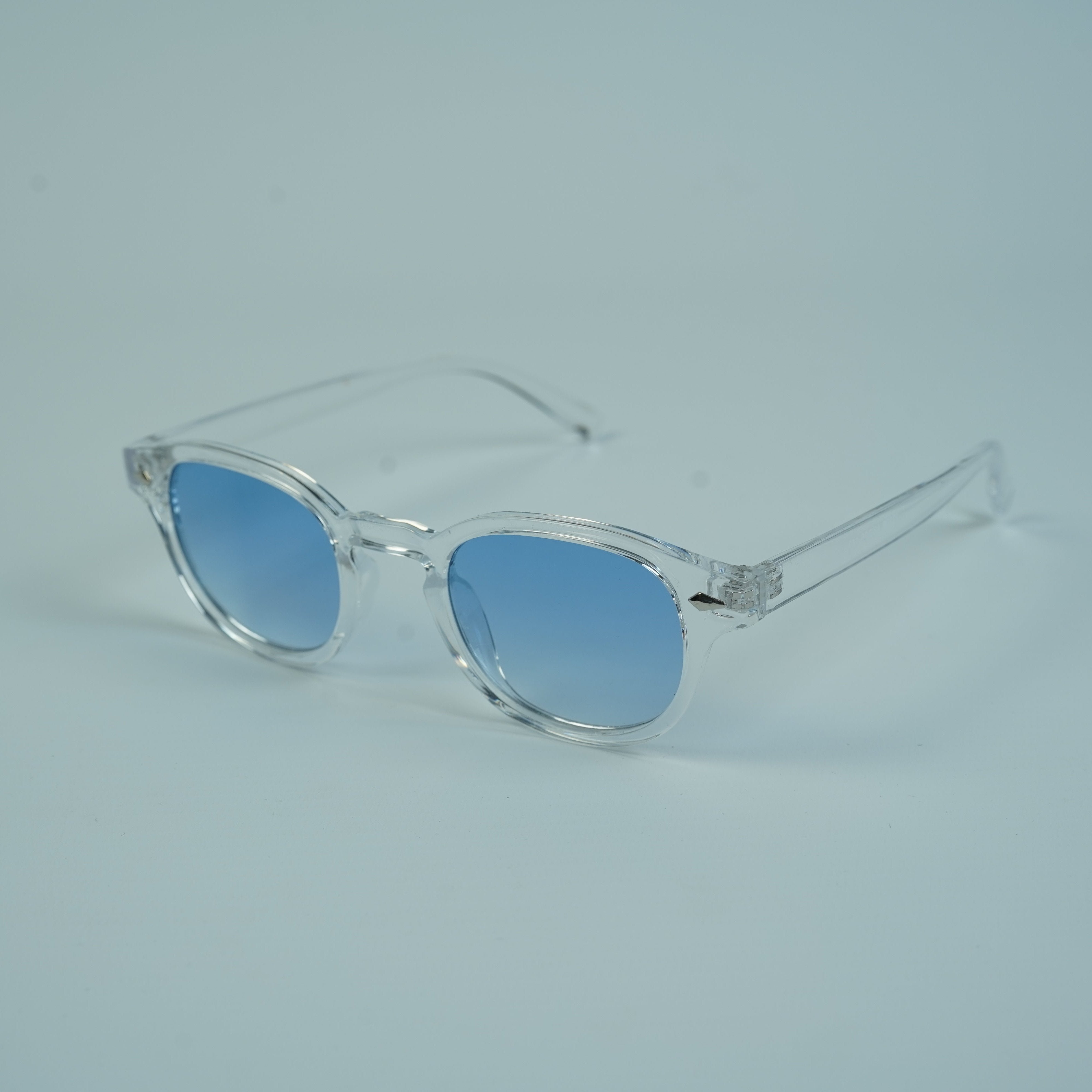 Transparent blue